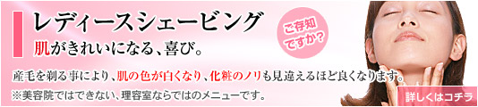 レディースシェーブ